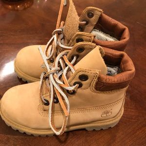 Never before worn Timberland boots for toddlers